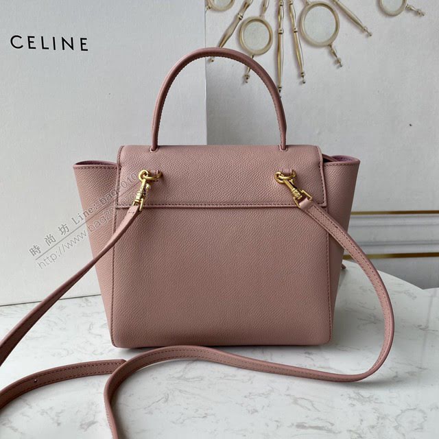 Celine女包 賽琳2020新顏色玫瑰粉鯰魚包 全新LOGO升級版手掌紋鯰魚包 189153  slyd2186